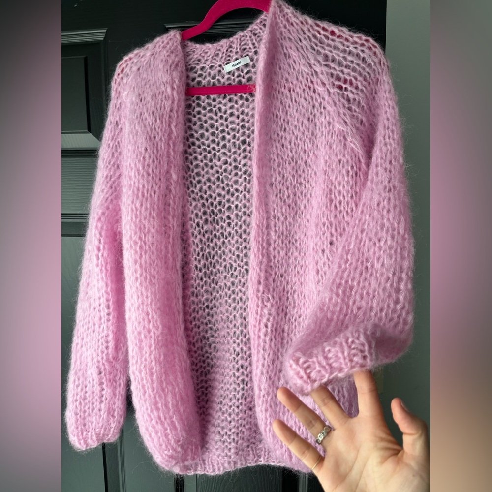 Maimai mohair open front sweater